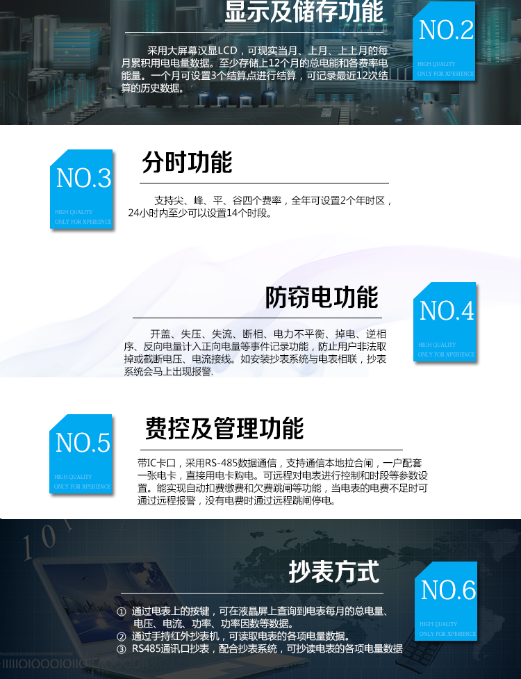 華立DDZY285C單相電能表適用場所
　　主要適用于執行分時或階梯計費，需要通過485進行遠程抄表、遠程費控的居民用戶，或通過CPU卡介質實現本地費控的居民用戶。